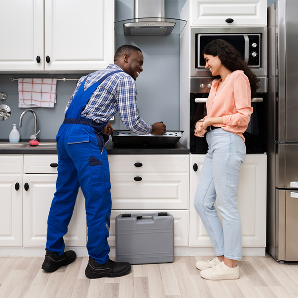 can you provide an estimate for cooktop repair before beginning any work in Erwin